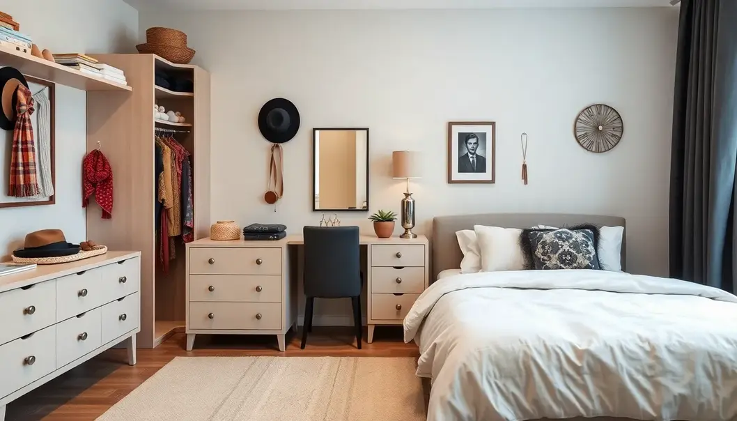A neat closet showcasing versatile and empowering clothing options.