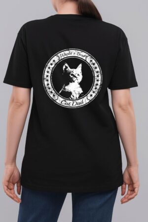 Mens funny World`s Best Cat Dad Kitten Woman T-Shirt