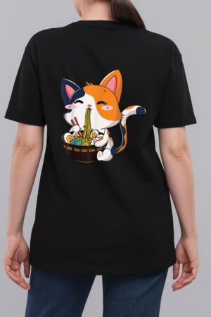 Ramen Cat Kawaii Anime Cat Ramen Lover Kawaii Neko Teen Girl Woman T-Shirt
